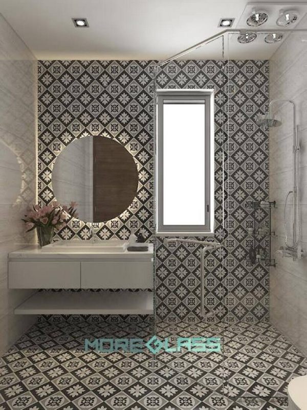 Gương đèn led với cốt gương bỉ sáng bóng, ánh đèn dịu nhẹ là điểm nhấn nổi bật cho phòng tắm nhà bạn.